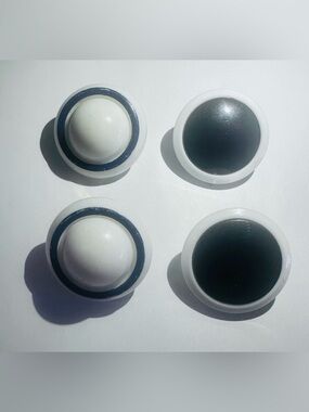 Japan Ying Yang Circle Black White Round Clip on earrings Light Weight